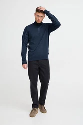 Blend Troyer Pullover Dunkelblau/Hellblau