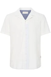 Blend Kurzarmhemd BLEND BHBOBBY Shirt Weiß/Creme/Braun