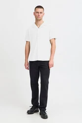 Blend Kurzarmhemd BLEND BHBOBBY Shirt Weiß/Creme/Braun