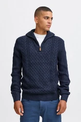 Blend Troyer Pullover Dunkelblau/Blau/Hellblau