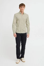 Blend Kurzarmhemd BHAGGE Shirt Khaki/Grün/Dunkelgrün