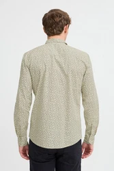 Blend Kurzarmhemd BHAGGE Shirt Khaki/Grün/Dunkelgrün