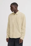 Blend Langarmhemd BLEND BHBOBBY Shirt Khaki/Beige/Gelb
