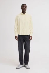 Blend Langarmhemd BLEND BHBOBBY Shirt Gelb/Beige/Khaki