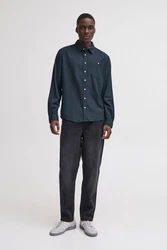 Blend Langarmhemd BLEND BHBOBBY Shirt Blau/Hellblau/Dunkelblau