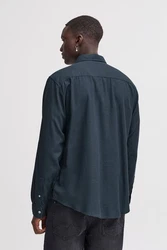 Blend Langarmhemd BLEND BHBOBBY Shirt Blau/Hellblau/Dunkelblau