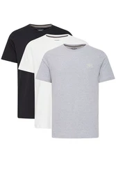 Blend T-Shirt BLEND BHTee Grau/Hellgrau