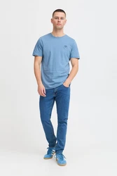 Blend T-Shirt BLEND BHTee Blau/Hellblau