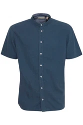 Blend Kurzarmhemd BHBOBBY Shirt Blau/Dunkelblau/Lila