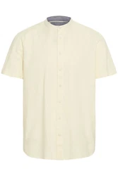Blend Kurzarmhemd BHBOBBY Shirt Khaki/Beige/Weiß