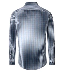 CASAMODA Langarmhemd Freizeithemd Dunkelblau/Blau/Hellblau