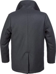 Brandit Herrenmantel Pea Coat Dunkelblau/Blau/Hellblau/Dunkelgrau