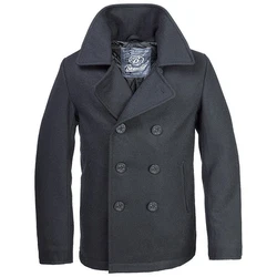 Brandit Herrenmantel Pea Coat Dunkelblau/Blau/Hellblau/Dunkelgrau