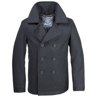 Brandit Herrenmantel Pea Coat Dunkelblau/Blau/Hellblau/Dunkelgrau