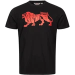 Lonsdale T-Shirt Endmoor Braun/Rot/Schwarz/Dunkelrot