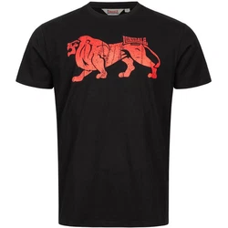 Lonsdale T-Shirt Endmoor Braun/Rot/Schwarz/Dunkelrot