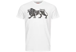 Lonsdale T-Shirt Endmoor Weiß/Braun