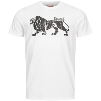 Lonsdale T-Shirt Endmoor Weiß/Braun