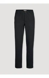 Hessnatur Stoffhose aus Bio-Baumwolle mit Leinen 