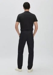 Hessnatur Stoffhose aus Bio-Baumwolle mit Leinen 