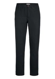 Stoffhose aus Bio-Baumwolle mit Leinen (1-tlg)