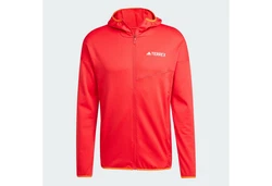adidas TERREX Fleecejacke XPERIOR CLIMAWARM LIGHT FLEECE KAPUZENJACKE Rot