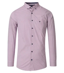 Redmond Langarmhemd Comfort Fit Dunkelblau/Rot/Lila/Rosa/Bordeaux