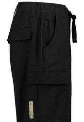 SUBLEVEL Cargohose Parachute Schwarz/Dunkelblau/Khaki/Grau
