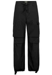SUBLEVEL Cargohose Parachute Schwarz/Dunkelblau/Khaki/Grau