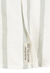 Eight2Nine Langarmhemd Freizeithemd Beige/Weiß/Creme