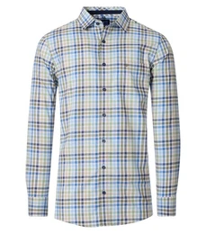 Langarmhemd kariert Comfort Fit