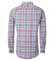 Redmond Langarmhemd Kentkragen Mischfarben/Hellblau/Dunkelblau/Rot/Creme