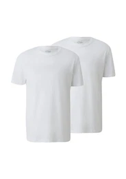 T-Shirt Regular fit (2-tlg) Rundhals, kurzarm
