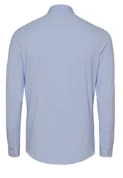 Pure Langarmhemd Dunkelblau/Hellblau/Blau