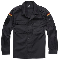 Brandit BW Feldbluse Dunkelblau/Schwarz/Grau/Orange