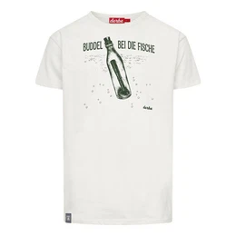 T-Shirt Fischbuddel mit Spruch auf Vorderseite