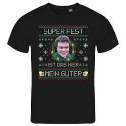 deinshirt Print-Shirt Herren T-Shirt SUPER FEST Funshirt mit Motiv Silber/Grün