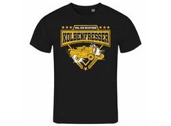 deinshirt Print-Shirt Herren T-Shirt Kolbenfresser Funshirt mit Motiv Blau/Gelb/Gold/Orange/Schwarz/Hellgrün/Rot