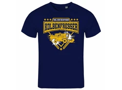 deinshirt Print-Shirt Herren T-Shirt Kolbenfresser Funshirt mit Motiv Blau