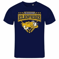 deinshirt Print-Shirt Herren T-Shirt Kolbenfresser Funshirt mit Motiv Blau