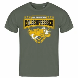 Print-Shirt Herren T-Shirt Kolbenfresser Funshirt mit Motiv