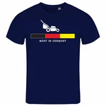 deinshirt Print-Shirt Herren T-Shirt Mht in Germany Funshirt mit Motiv Dunkelblau/Hellblau