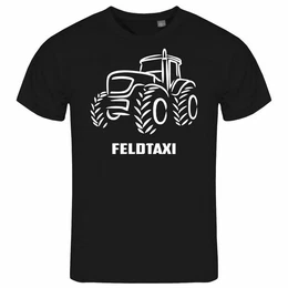 Print-Shirt Herren T-Shirt Feldtaxi Funshirt mit Motiv