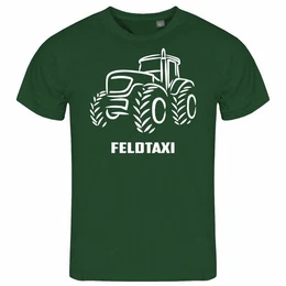 Print-Shirt Herren T-Shirt Feldtaxi Funshirt mit Motiv