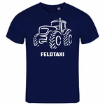 deinshirt Print-Shirt Herren T-Shirt Feldtaxi Funshirt mit Motiv Grau/Rot/Beige