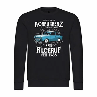 deinshirt Kapuzenpullover Herren Pullover Mit Print Motiv Schwarz/Blau