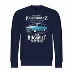 deinshirt Kapuzenpullover Herren Pullover Mit Print Motiv Dunkelblau/Blau