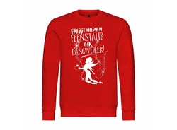 deinshirt Kapuzenpullover Herren Fresst meinen Feenstaub ihr Langweiler Rot/Rosa/Dunkelrot