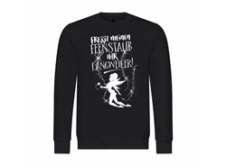deinshirt Kapuzenpullover Herren Fresst meinen Feenstaub ihr Langweiler Schwarz/Dunkelblau/Weiß