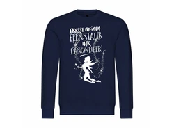 deinshirt Kapuzenpullover Herren Fresst meinen Feenstaub ihr Langweiler Dunkelblau/Blau